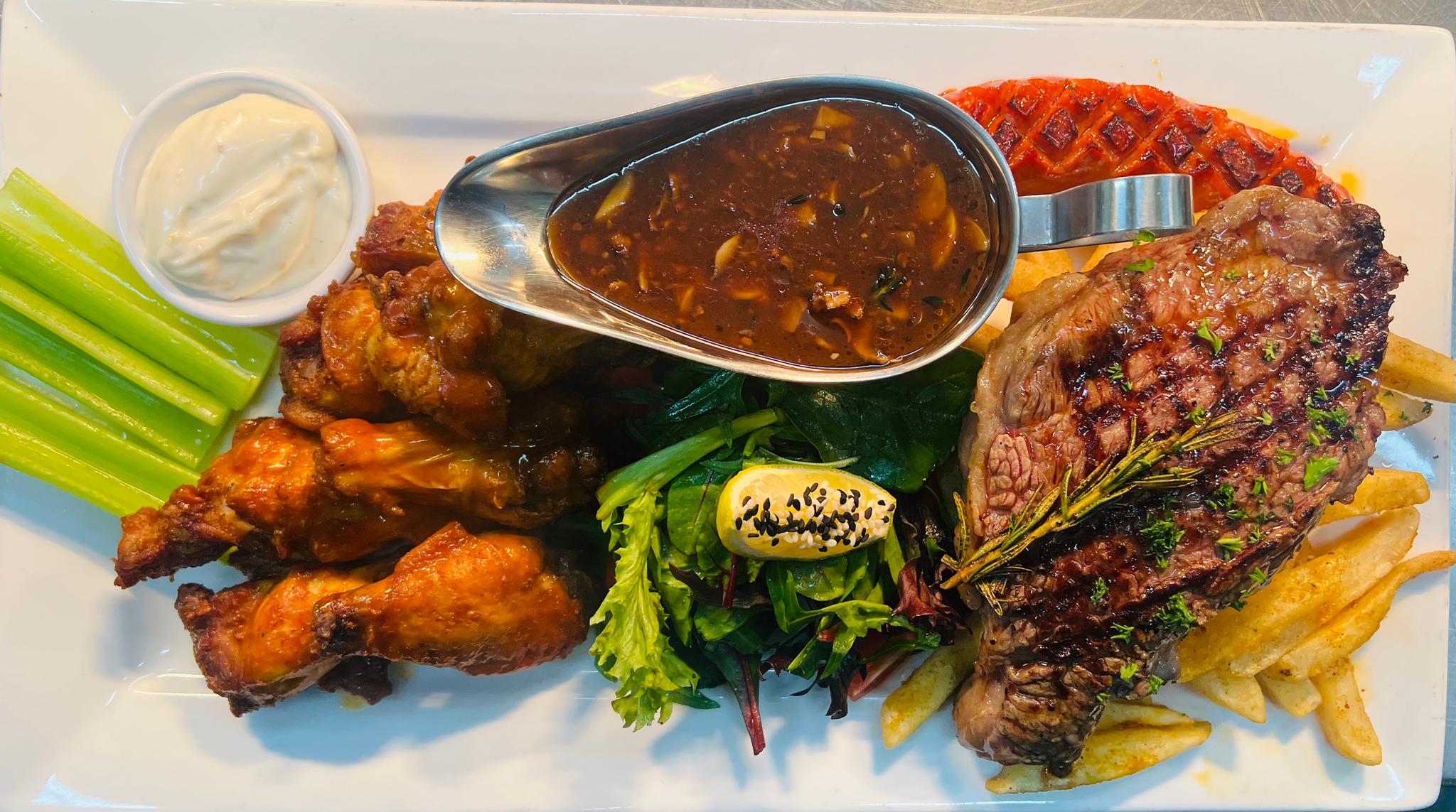 Sanctuary House Platter at Sanctuary House Restaurant & Bar