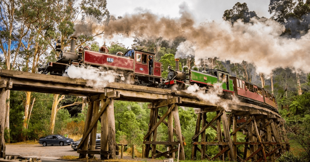 Puffing Billy Drive and Wave